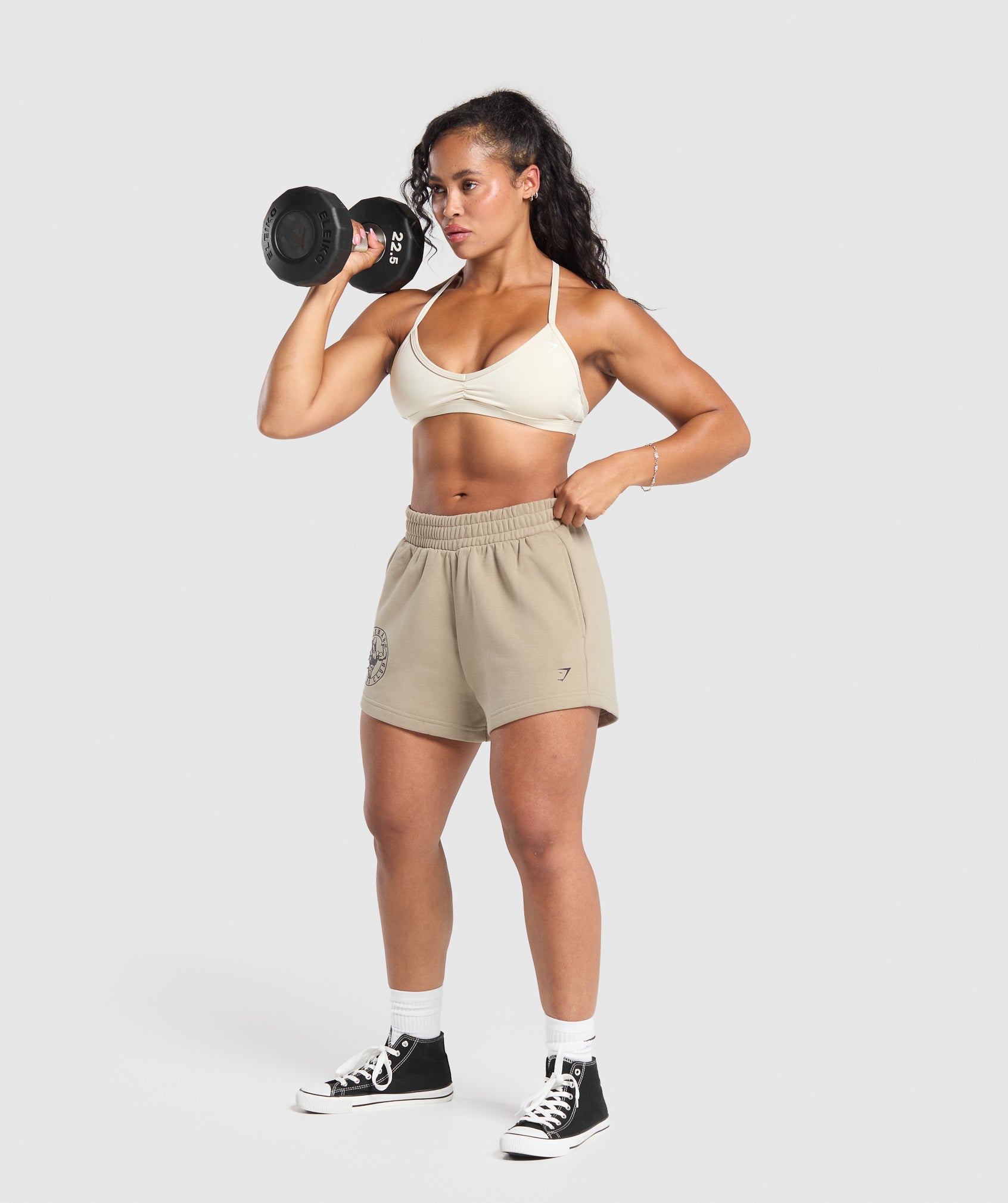 gymshark-strong-girl-lifting-club-graphic-shorts-sand-brown-aw24