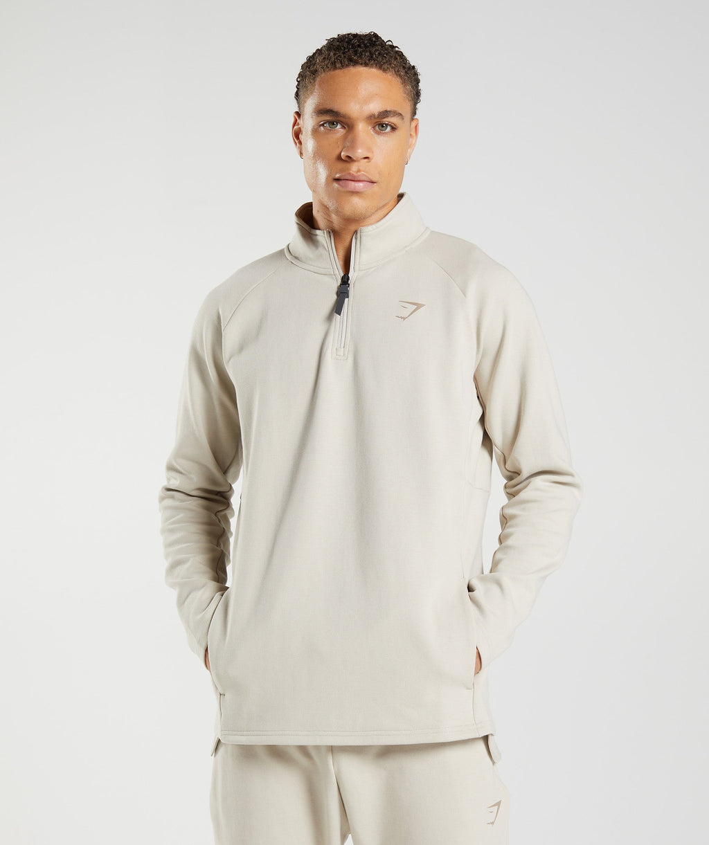 gymshark-rest-day-1-4-zip-pebble-grey-aw22