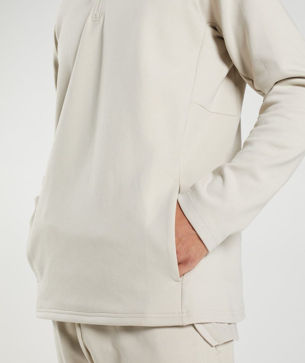 gymshark-rest-day-1-4-zip-pebble-grey-aw22