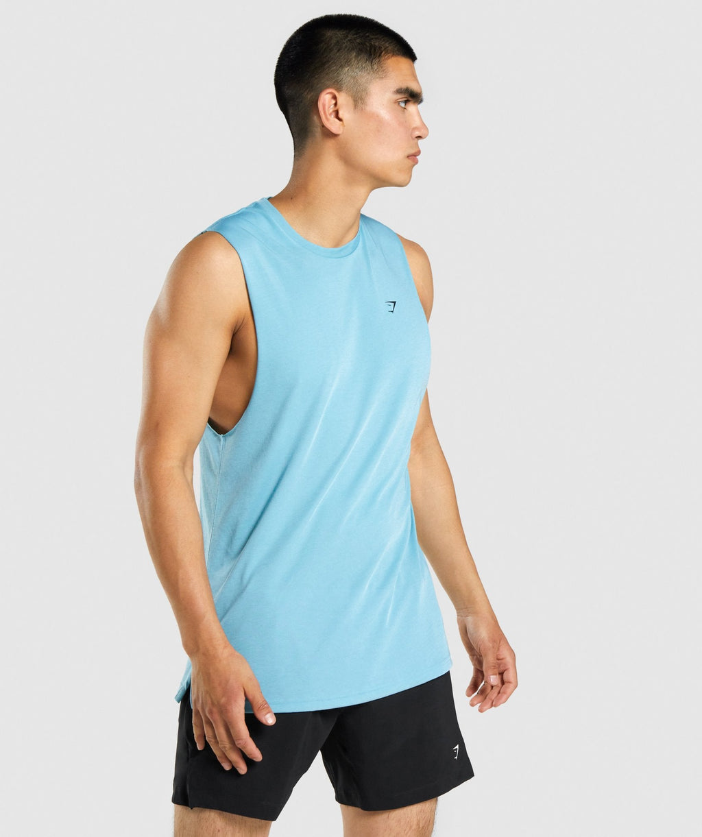 gymshark-studio-tank-teal-logo