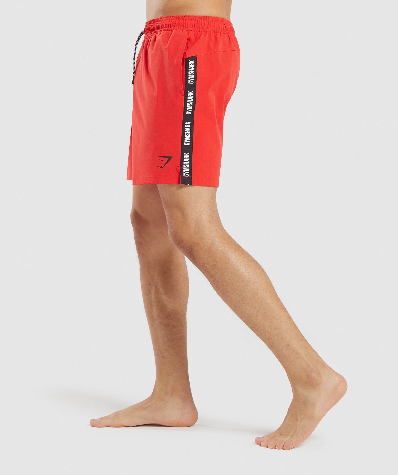gymshark-taped-swim-shorts-red