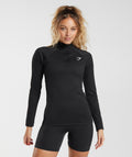 gymshark-training-1-4-zip-black-ss22