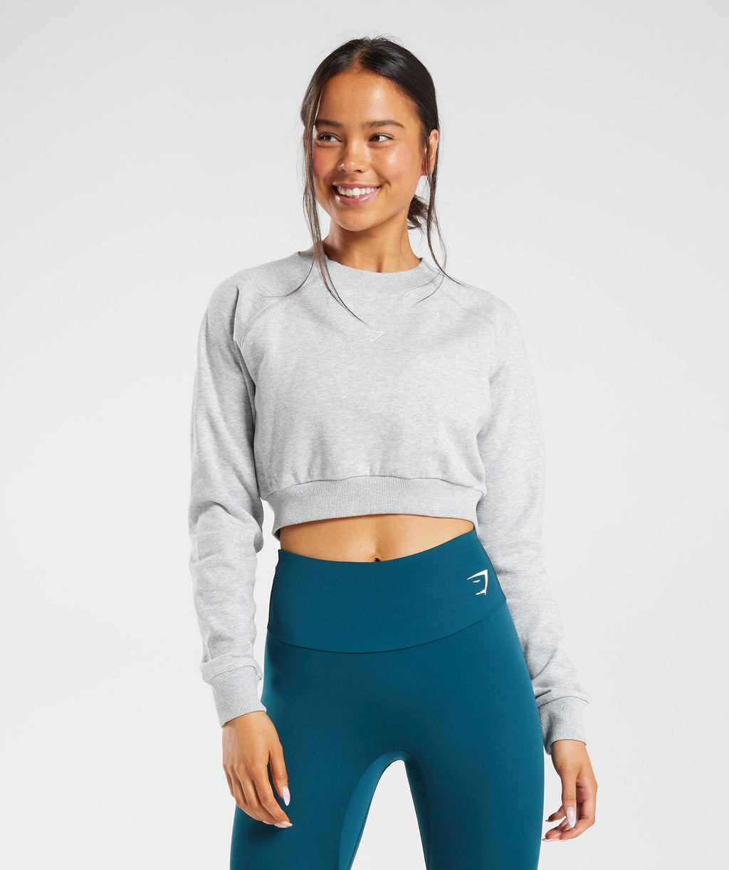 gymshark-training-cropped-sweater-light-grey-core-marl-aw22