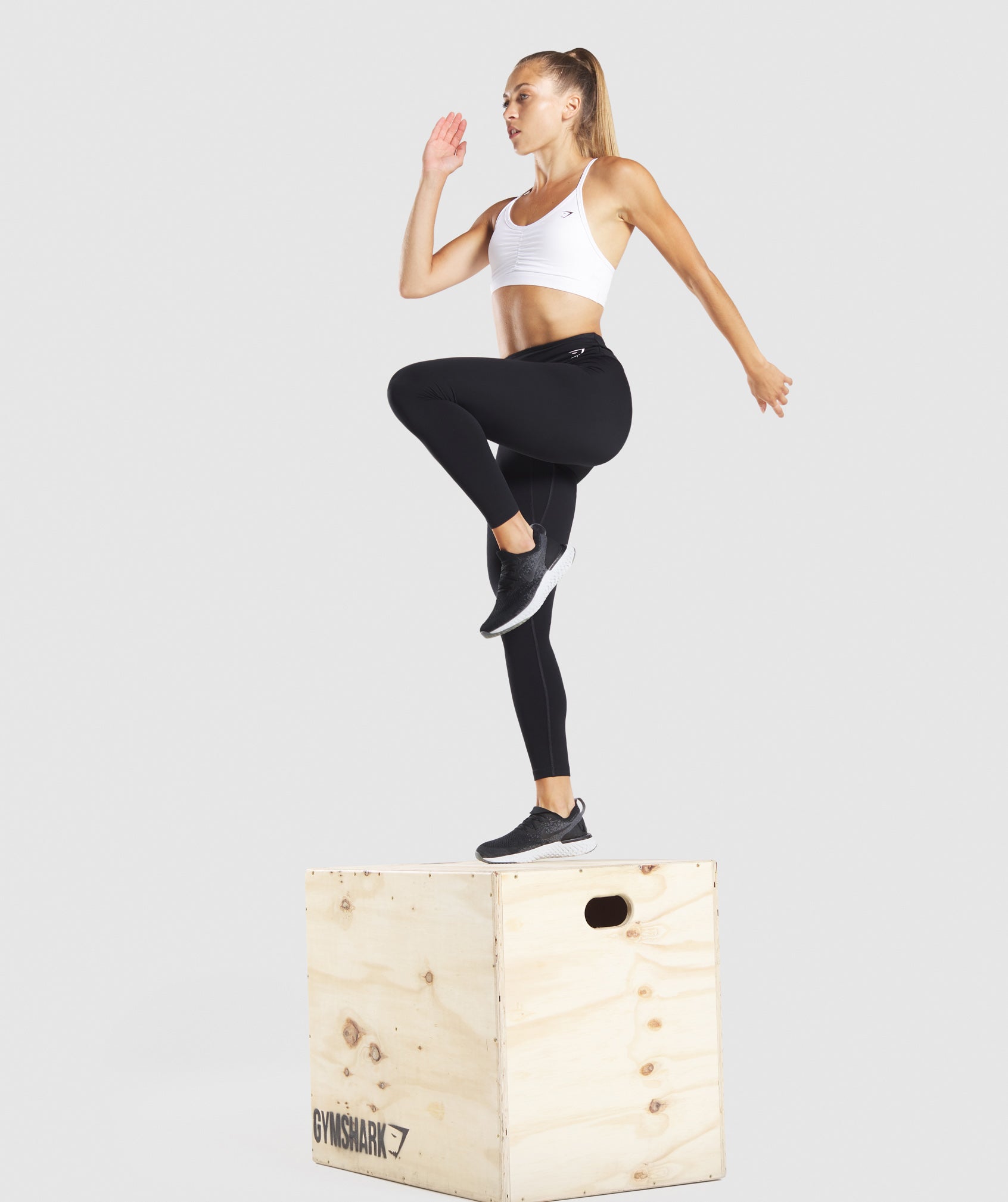 gymshark-training-leggings-black-white-logo