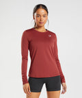 gymshark-training-long-sleeve-top-rosewood-red-aw22