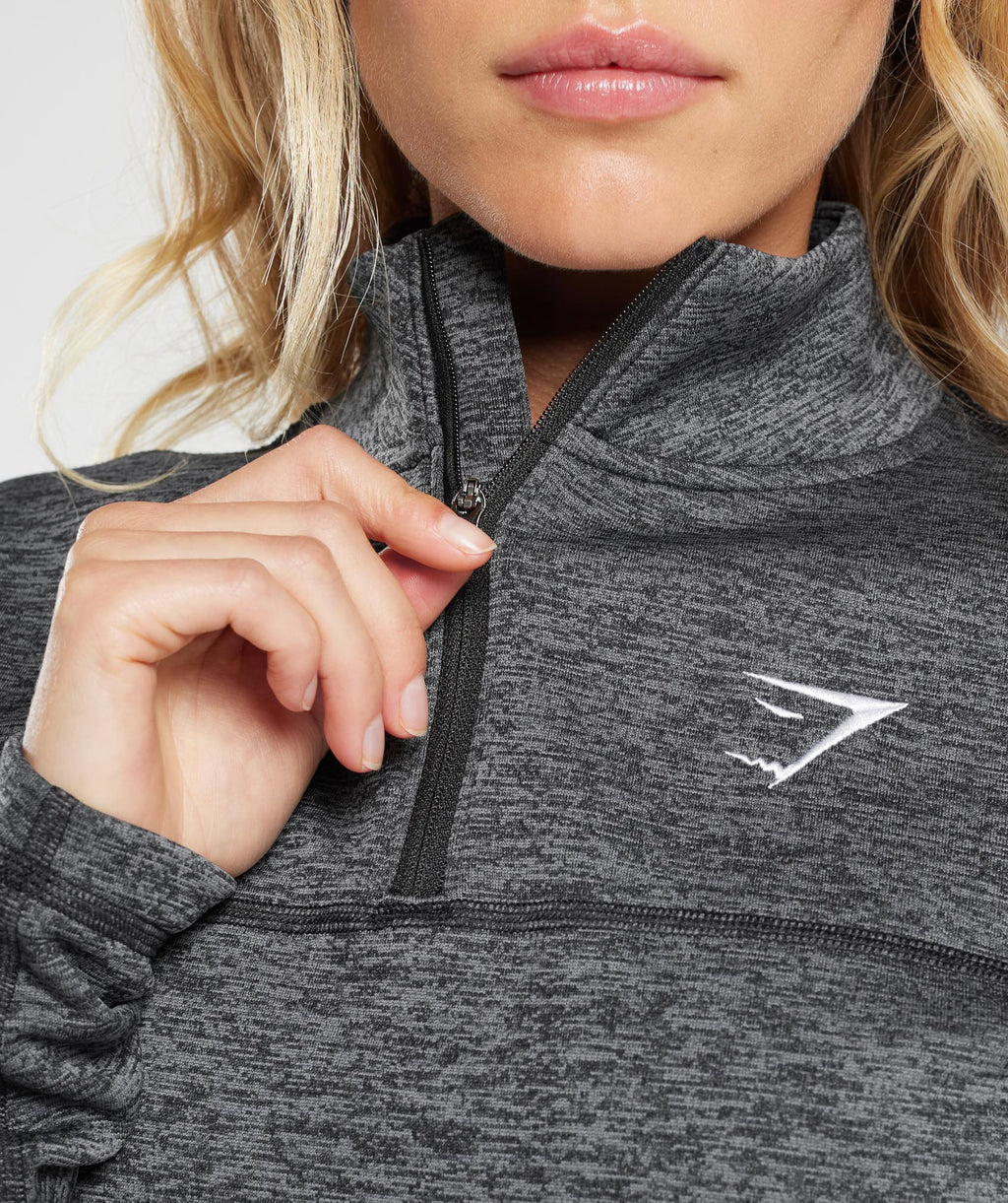 gymshark-thermal-fleece-1-4-zip-pullover-black-pitch-grey-aw23