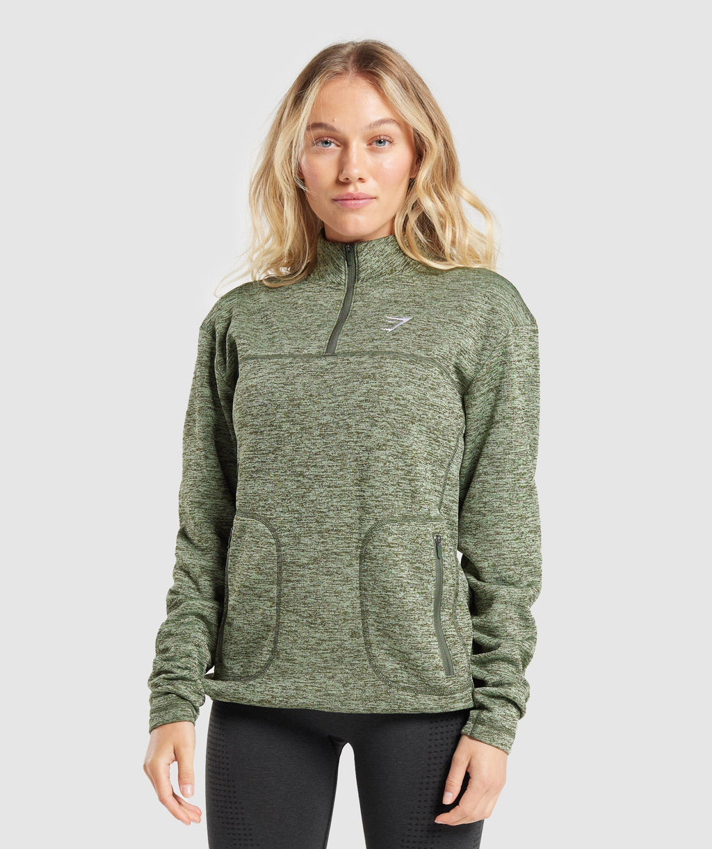 gymshark-thermal-fleece-1-4-zip-pullover-pullovers-green-aw23