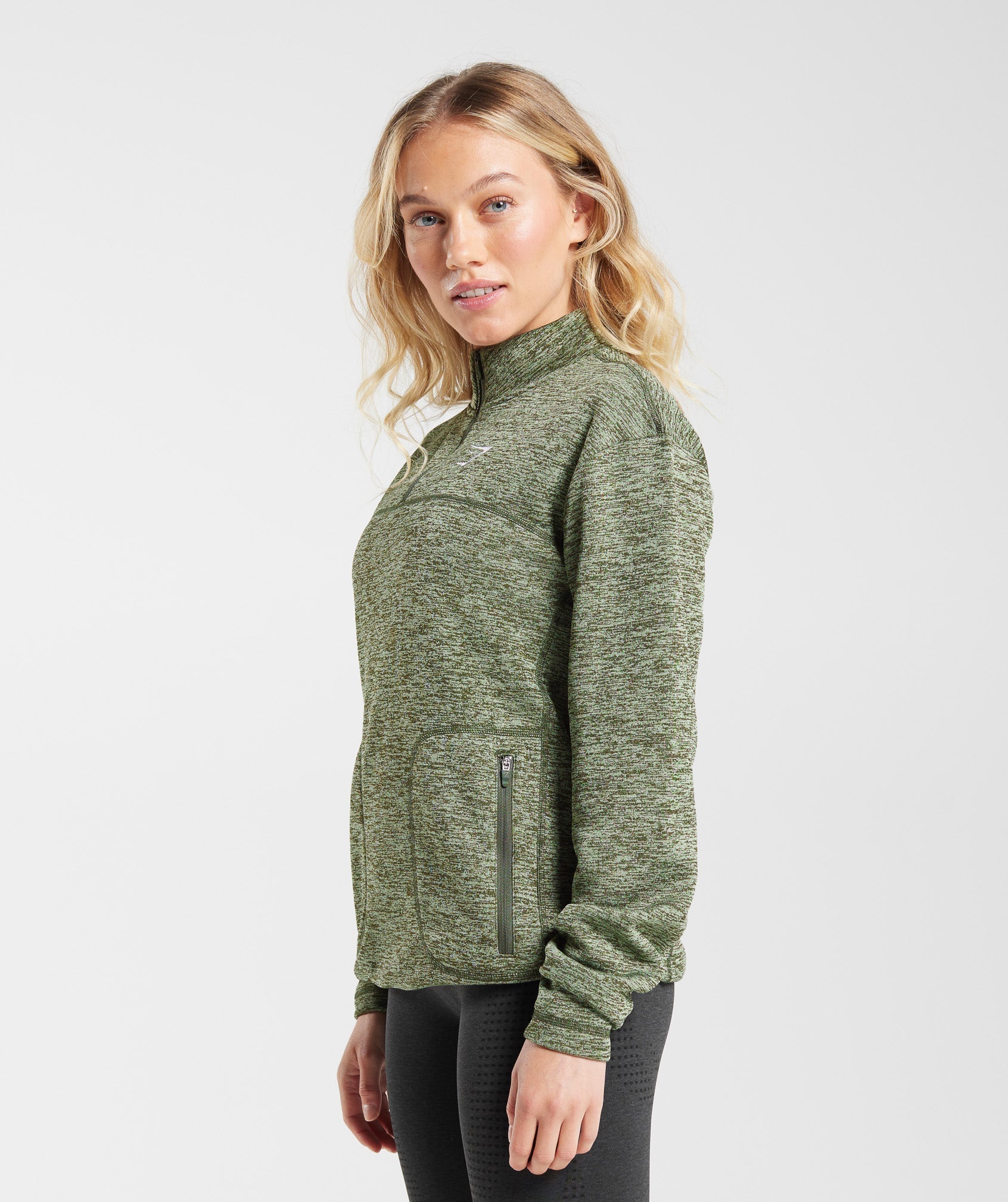 gymshark-thermal-fleece-1-4-zip-pullover-pullovers-green-aw23