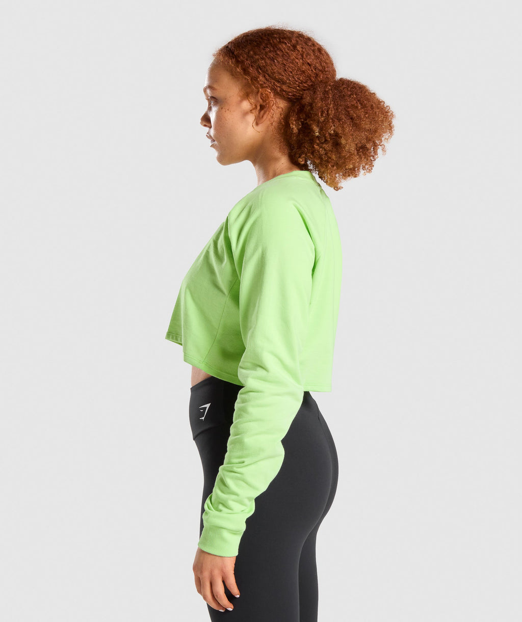 gymshark-training-cropped-sweater-green-lime