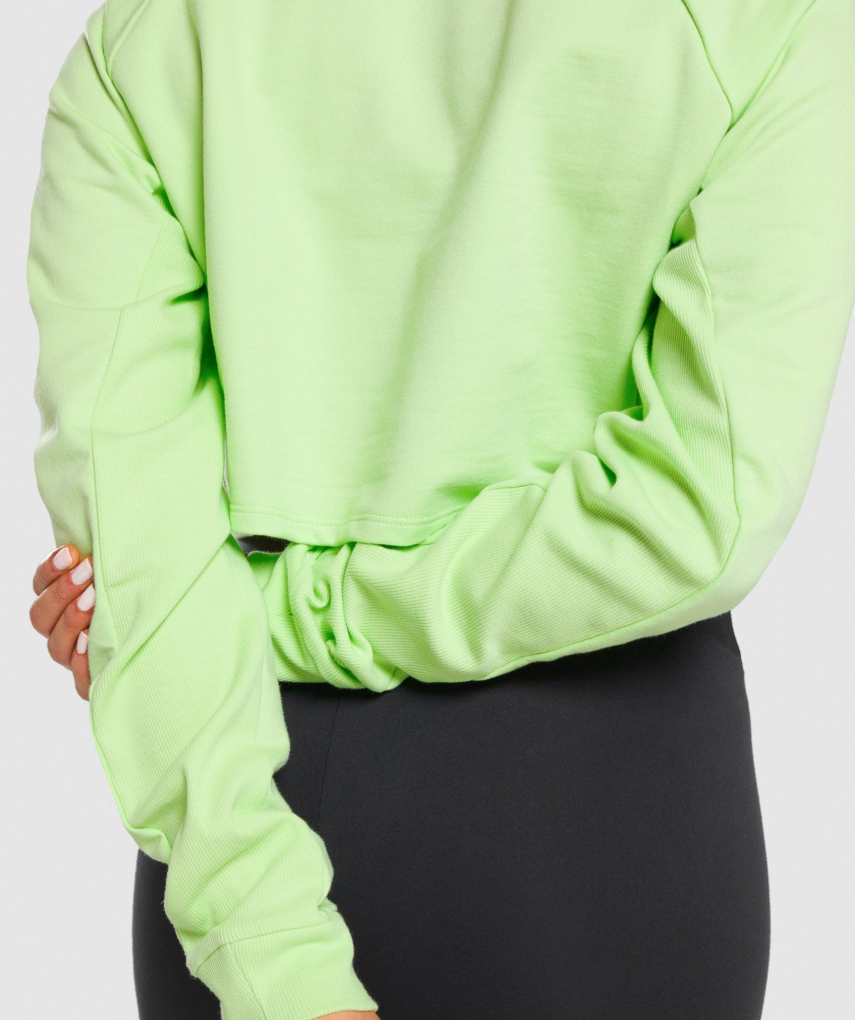 gymshark-training-cropped-sweater-green-lime