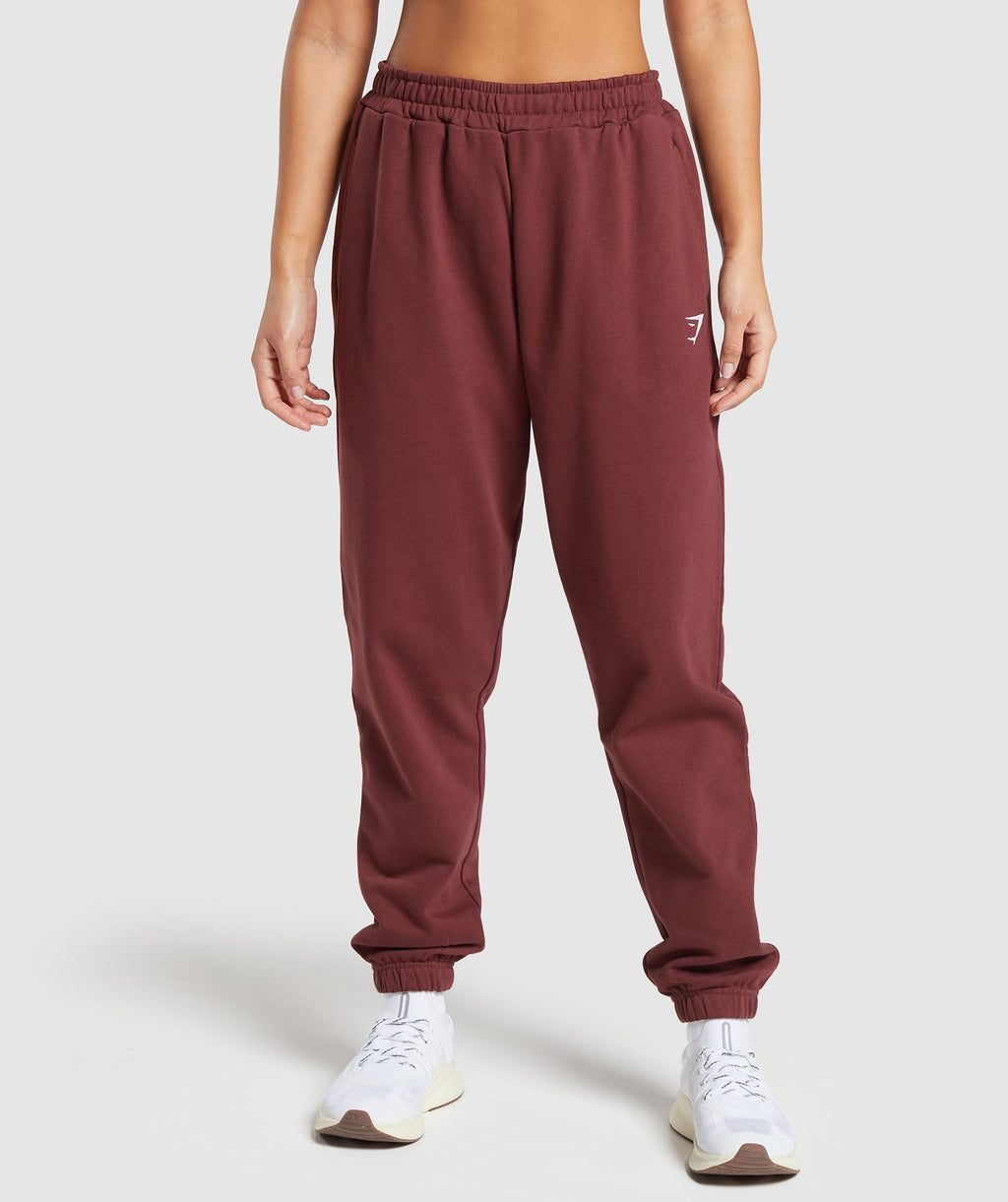 gymshark-training-fleece-joggers-burgundy-brown-ss24
