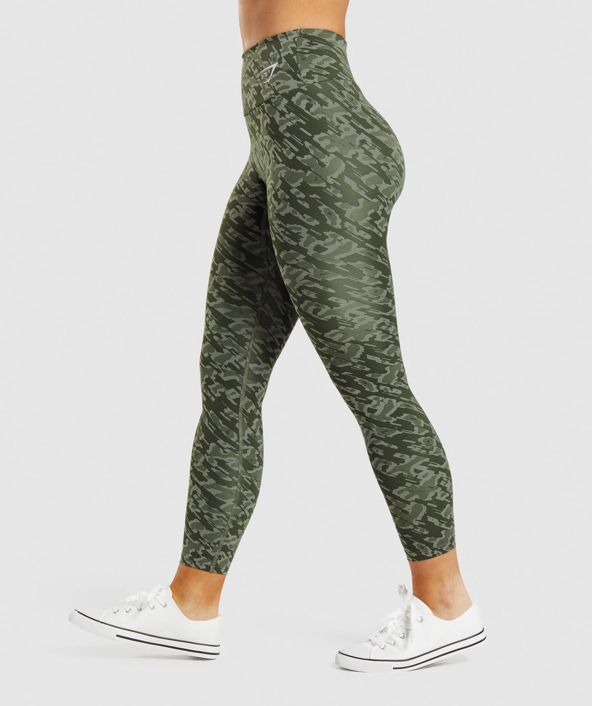 gymshark-training-leggings-green-print-ss22