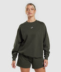 gymshark-training-oversized-fleece-sweatshirt-deep-olive-green-aw23