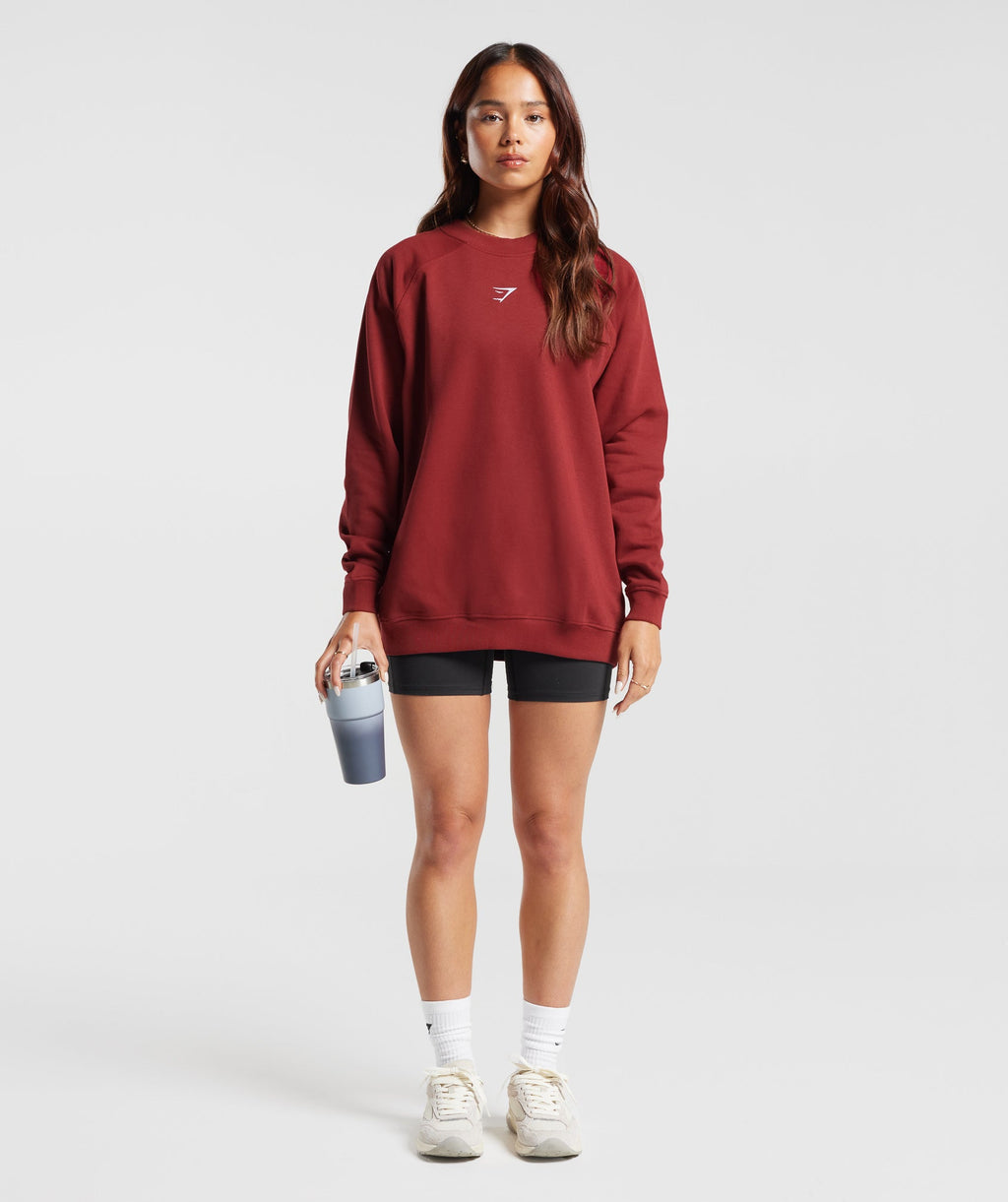 gymshark-training-oversized-fleece-sweatshirt-spiced-red-aw23