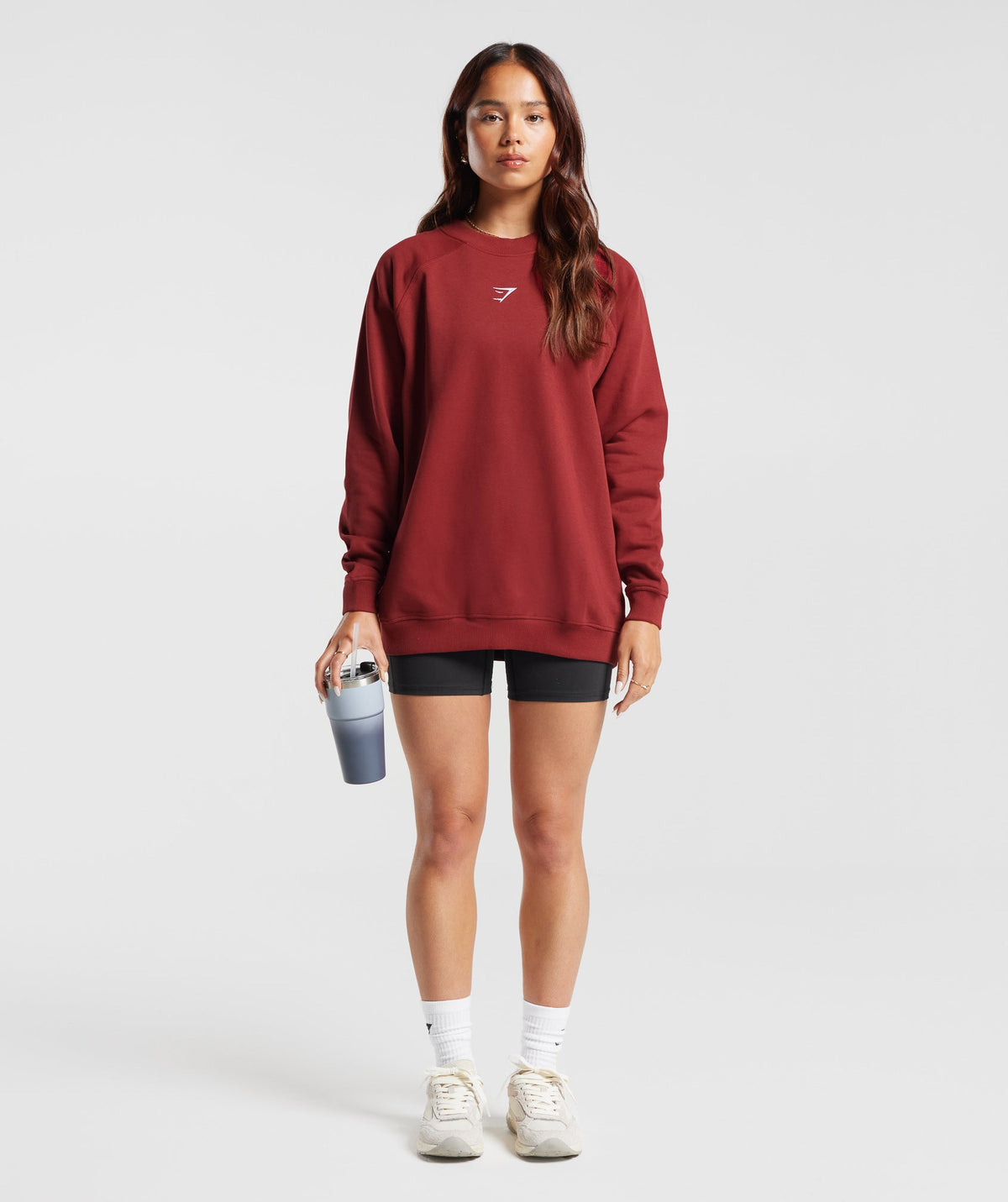 gymshark-training-oversized-fleece-sweatshirt-spiced-red-aw23