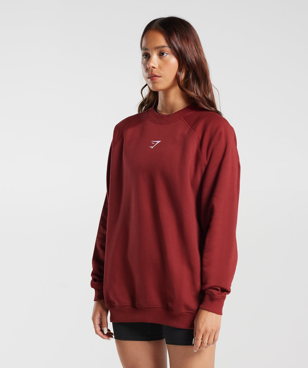 gymshark-training-oversized-fleece-sweatshirt-spiced-red-aw23