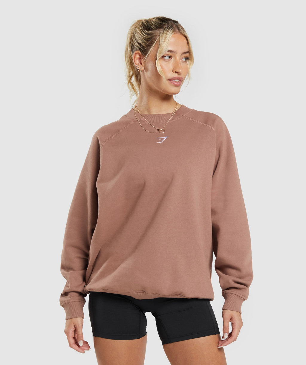gymshark-training-oversized-fleece-sweatshirt-taupe-brown-aw23