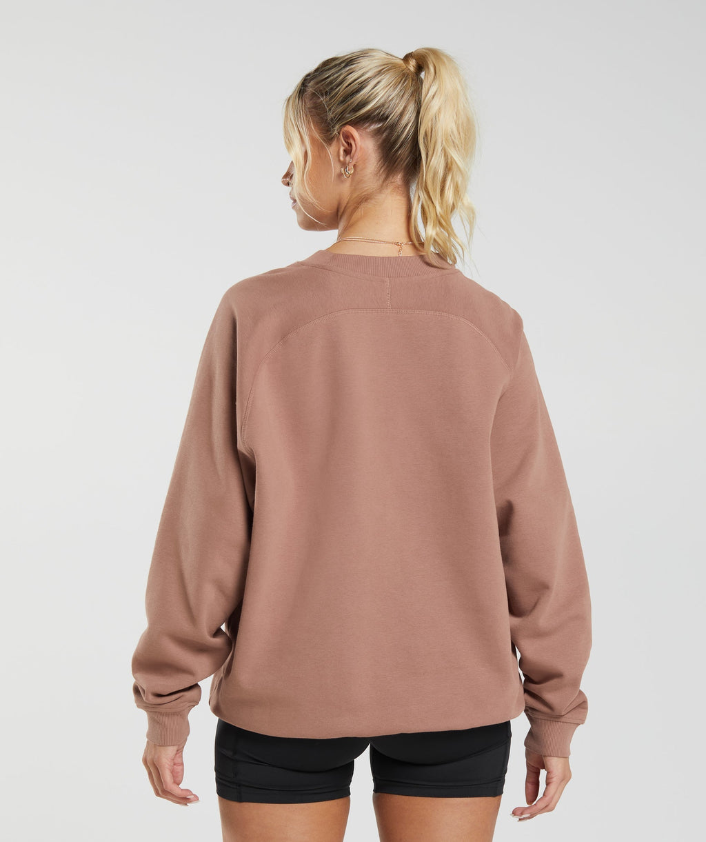 gymshark-training-oversized-fleece-sweatshirt-taupe-brown-aw23