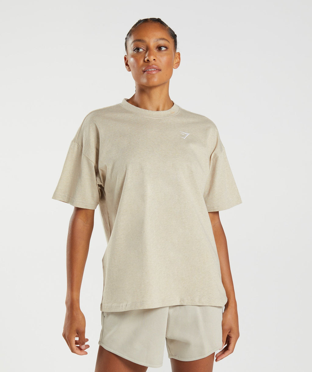gymshark-training-oversized-t-shirt-sand-marl-aw22