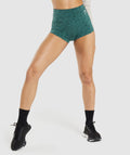 gymshark-training-short-length-shorts-dark-green-print