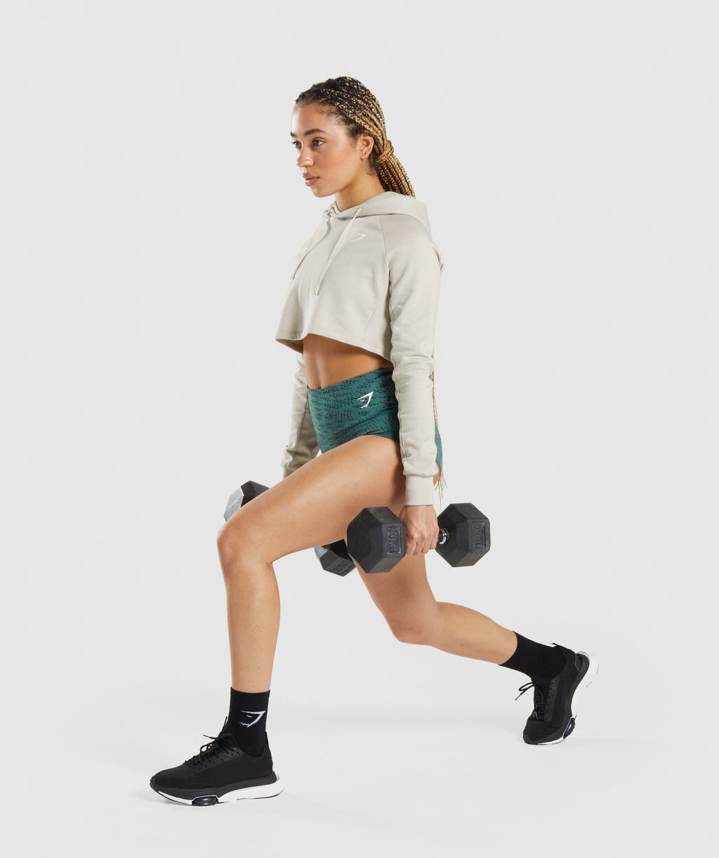 gymshark-training-short-length-shorts-dark-green-print