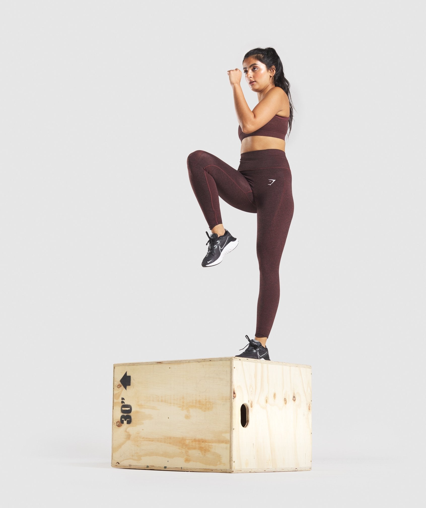 gymshark-vital-rise-leggings-brown-marl