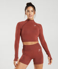 gymshark-vital-seamless-2-0-high-neck-midi-top-brick-red-ss23