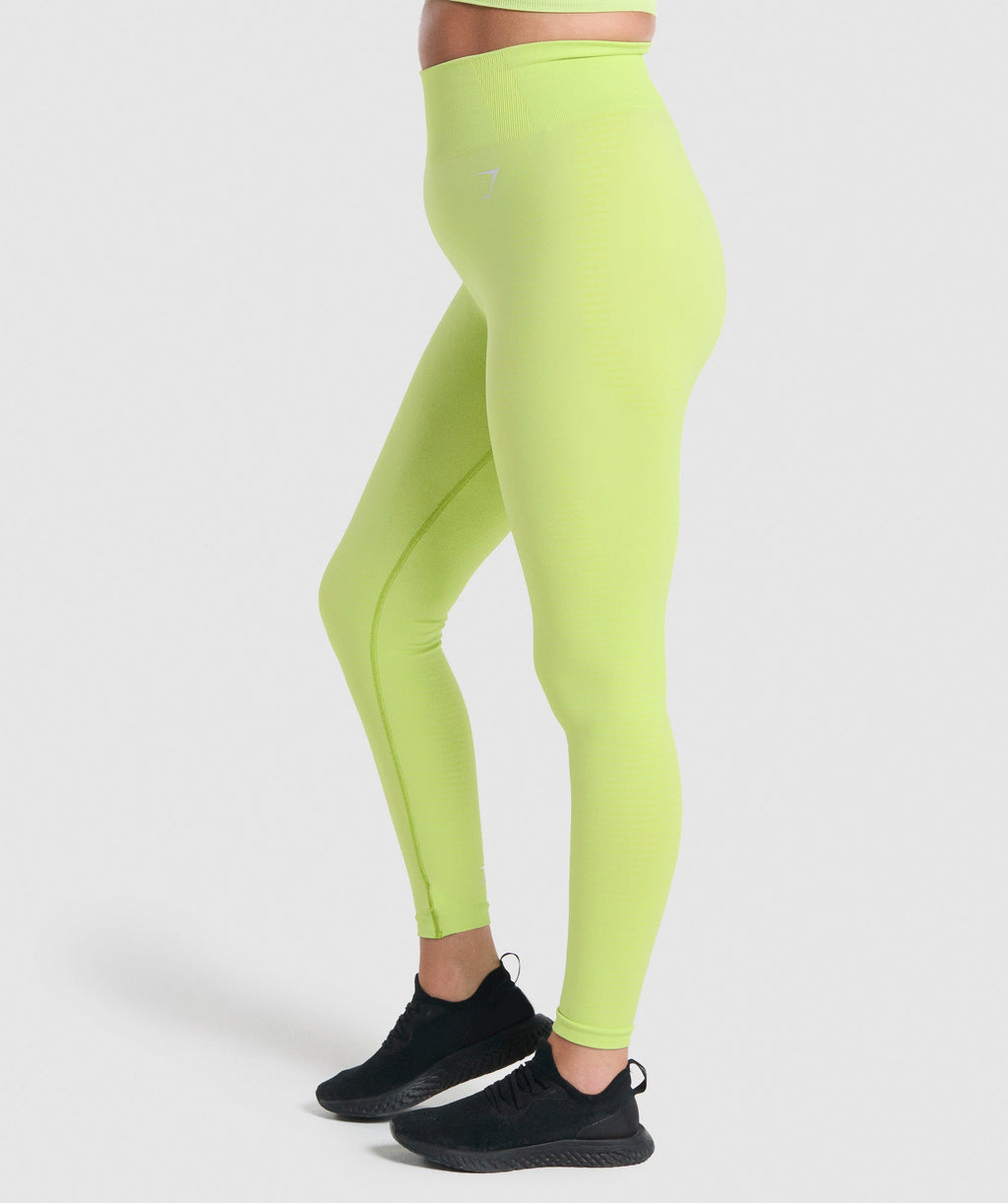 gymshark-vital-seamless-leggings-yellow-marl-logo