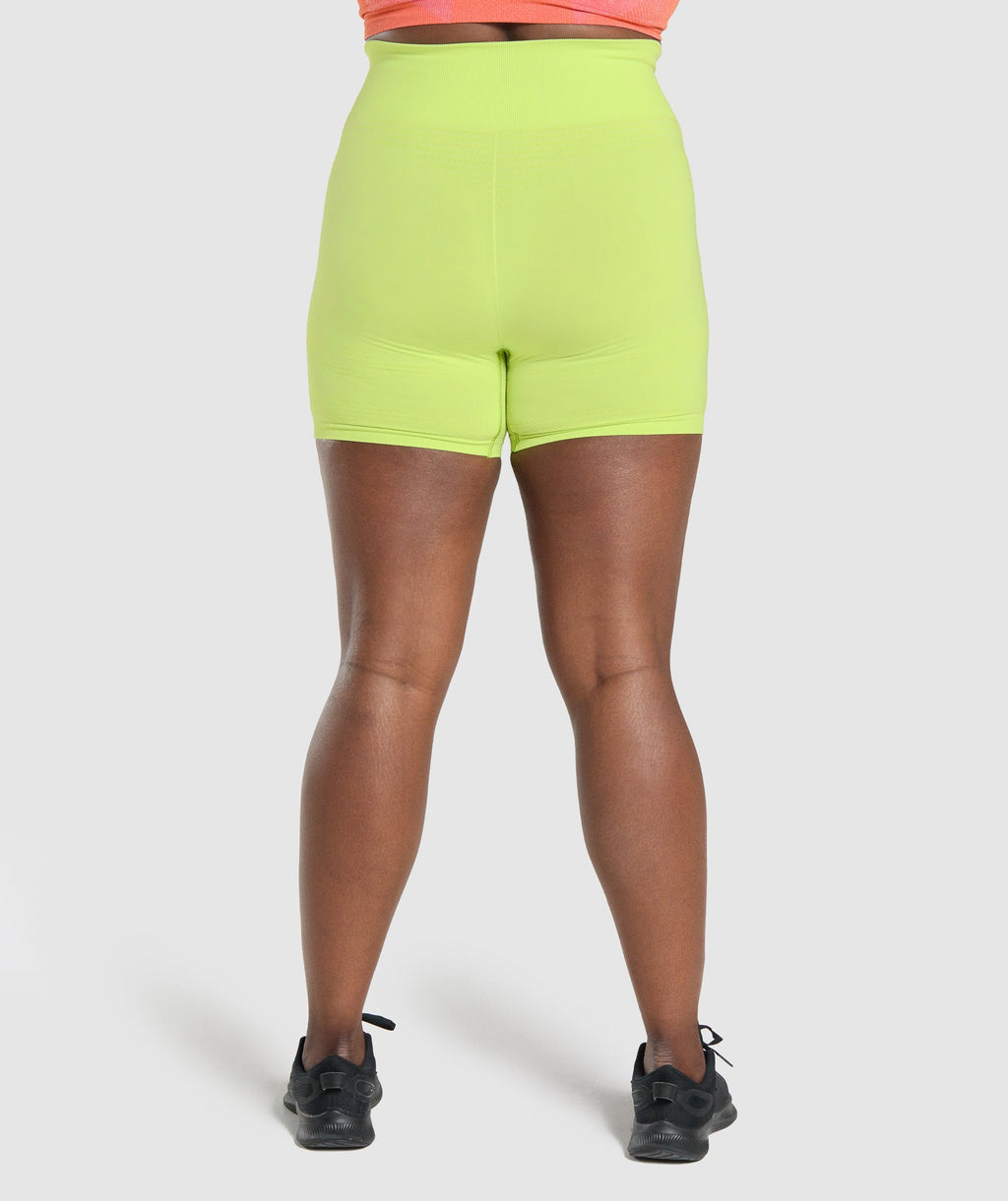 gymshark-vital-seamless-shorts-yellow-marl-logo
