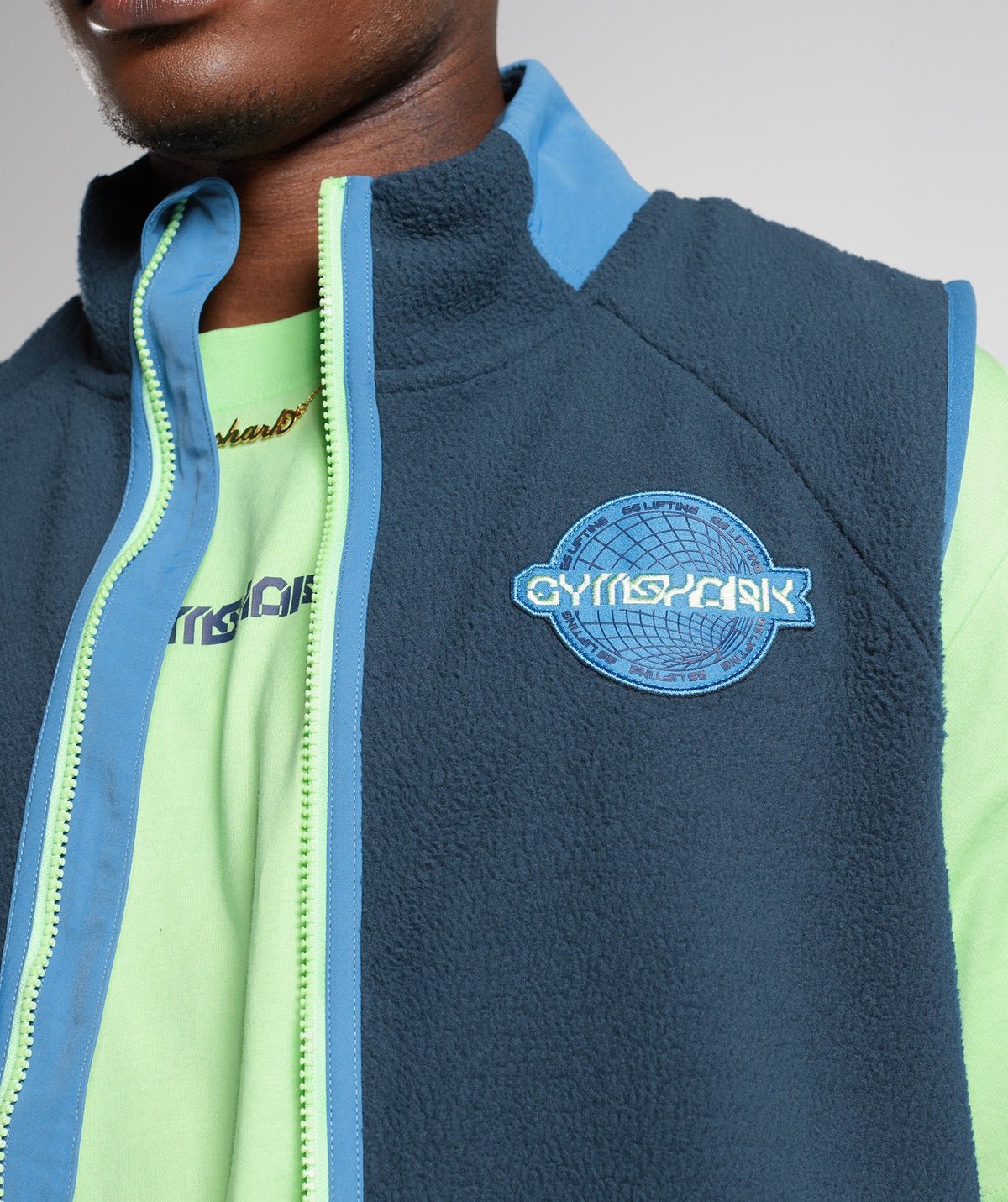 gymshark-vibes-gilet-navy-lakeside-blue-aw22