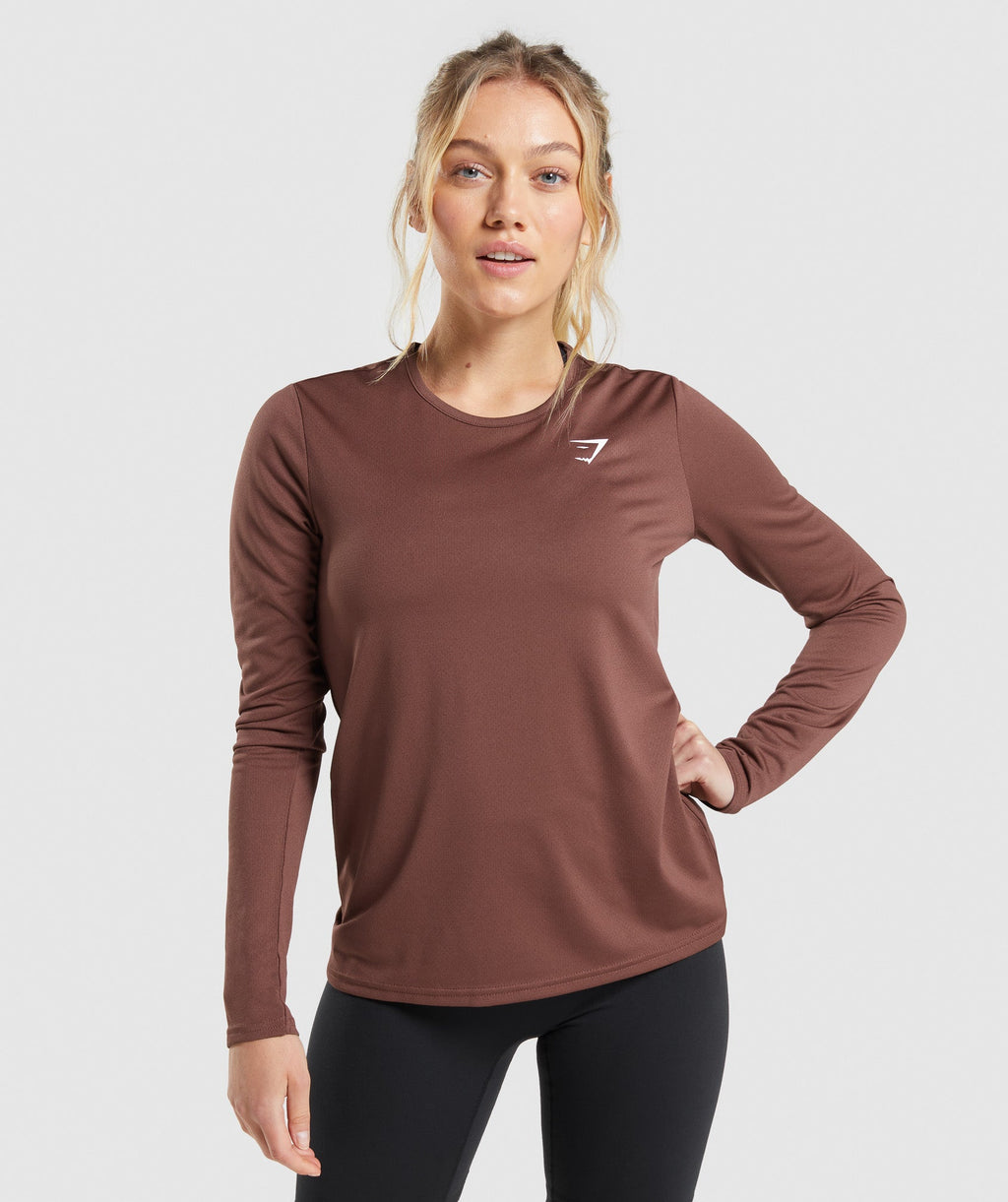 gymshark-training-long-sleeve-top-cherry-brown-ss22