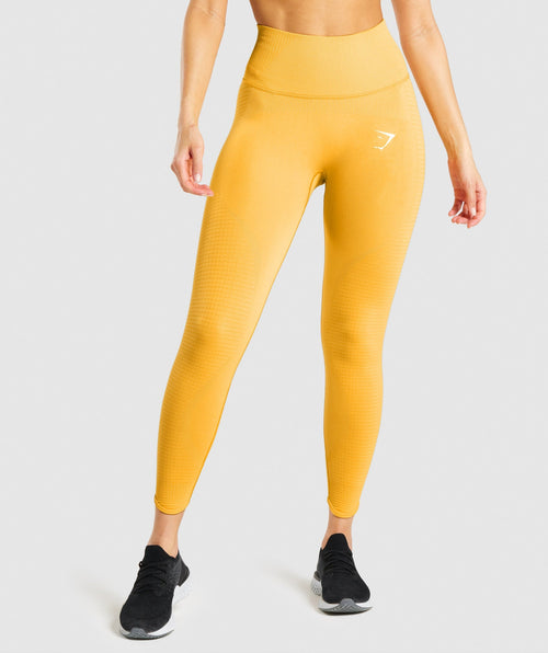 gymshark-vital-rise-leggings-yellow-marl