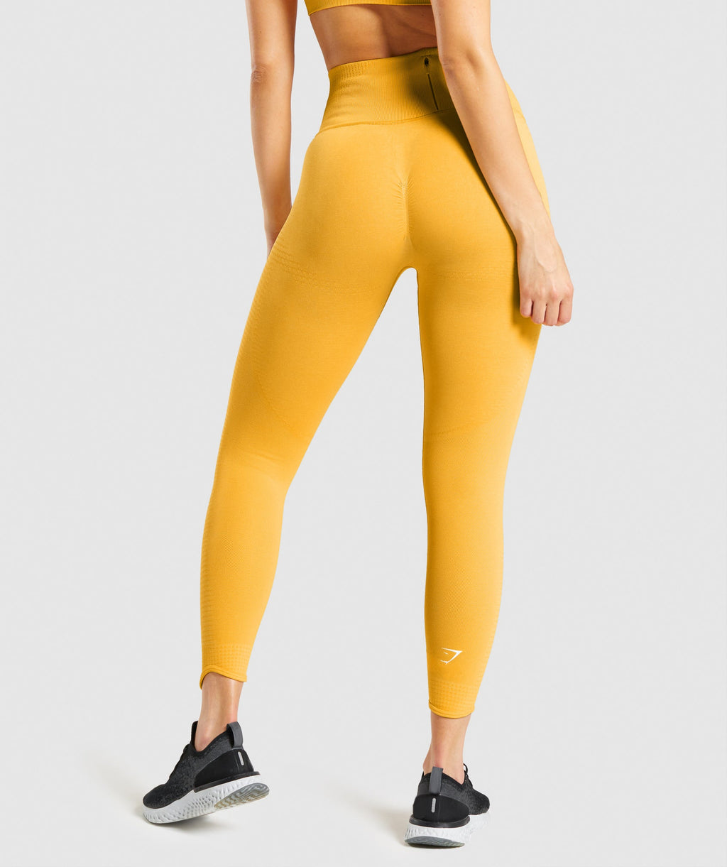 gymshark-vital-rise-leggings-yellow-marl