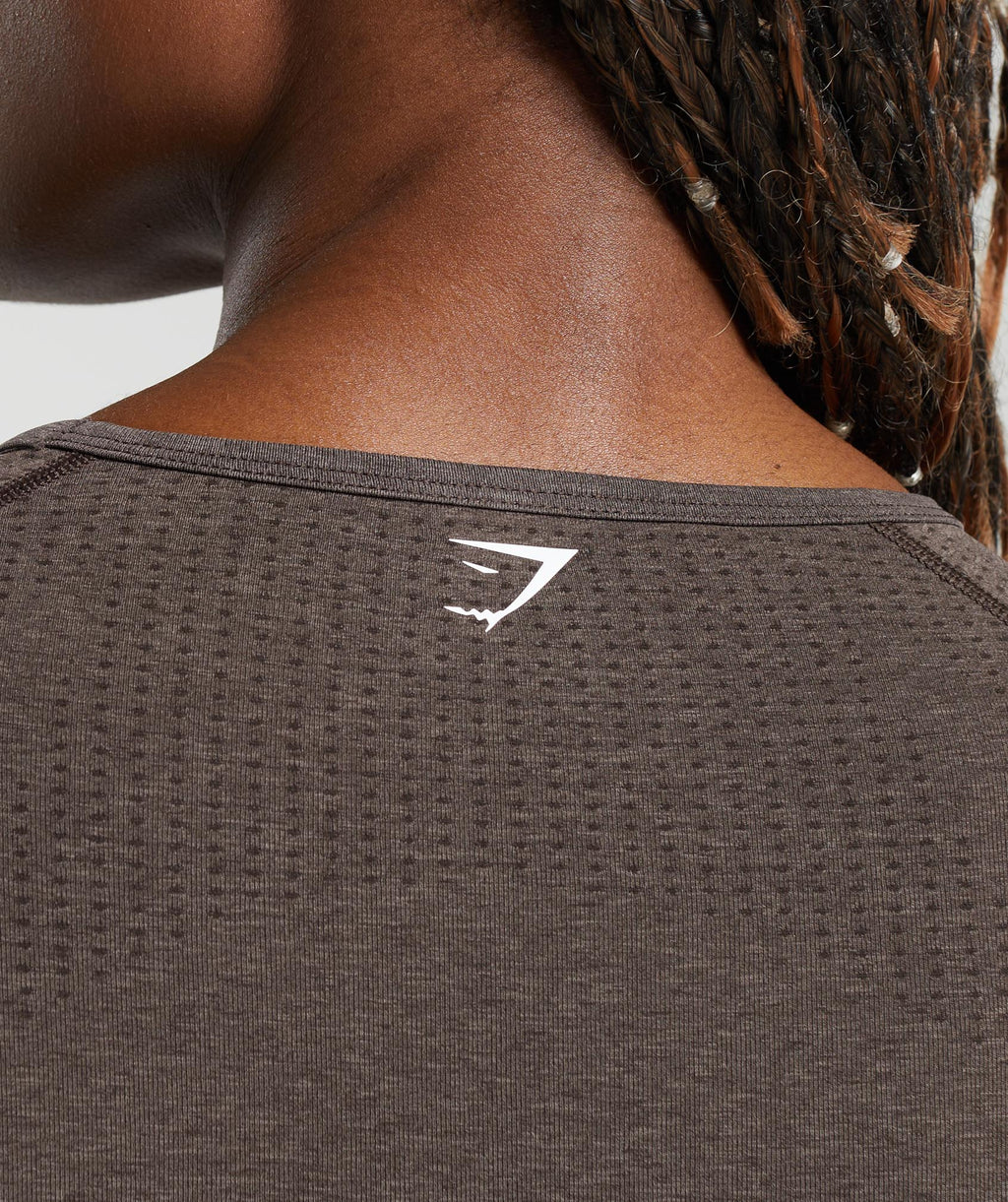 gymshark-vital-seamless-long-sleeve-crop-top-brown-marl-logo