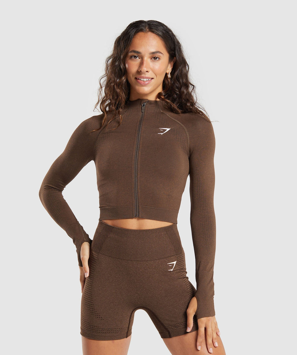 gymshark-vital-seamless-midi-zip-pullover-jackets-outerwear-brown-aw24