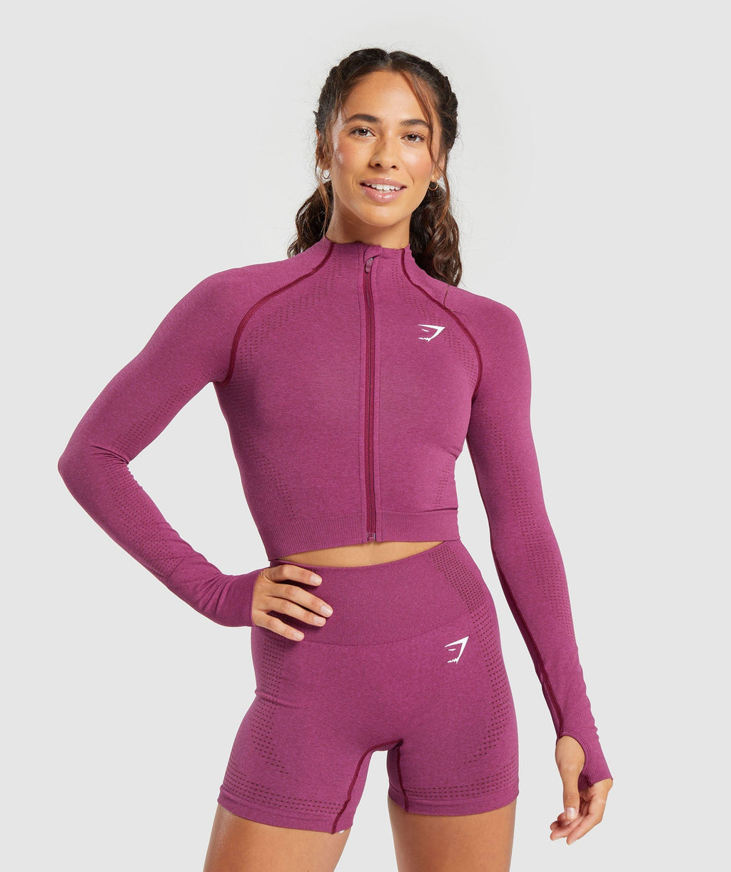 gymshark-vital-seamless-2-0-midi-zip-up-jacket-plum-pink-marl-aw23