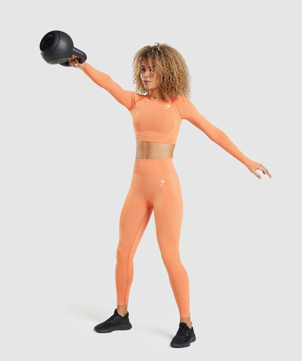 gymshark-vital-seamless-2-0-long-sleeve-crop-top-apricot-orange-marl-ss22