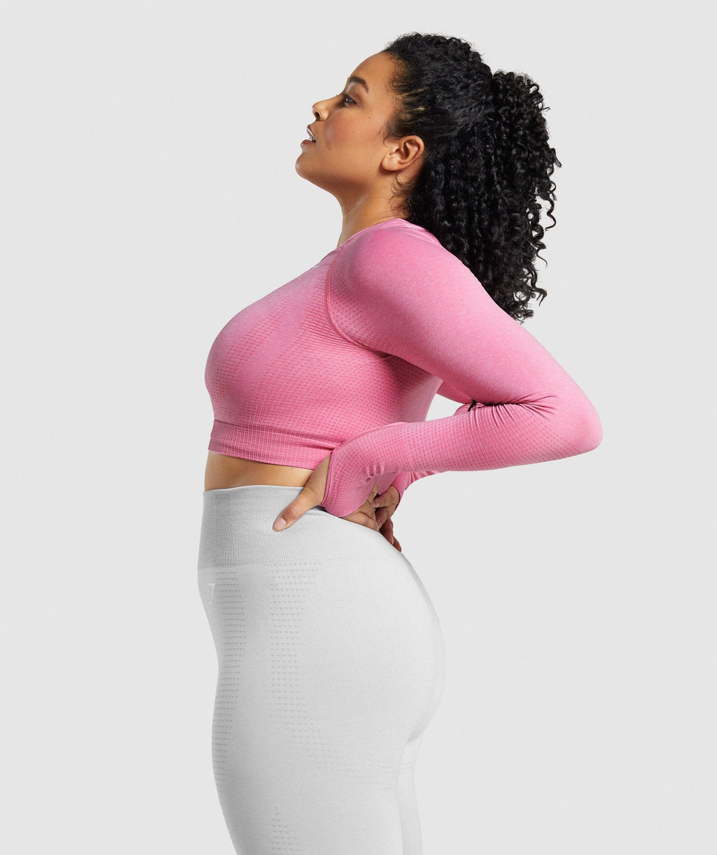 gymshark-vital-seamless-long-sleeve-crop-top-pink-marl-white-logo