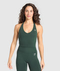 gymshark-vital-seamless-halter-neck-tank-crop-tops-green-ss25