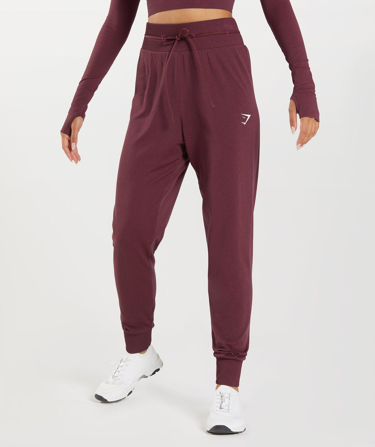 gymshark-vital-seamless-2-0-joggers-baked-maroon-marl-aw22