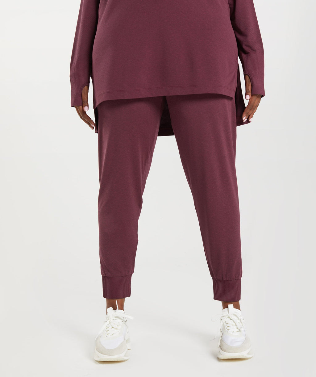 gymshark-vital-seamless-2-0-joggers-baked-maroon-marl-aw22