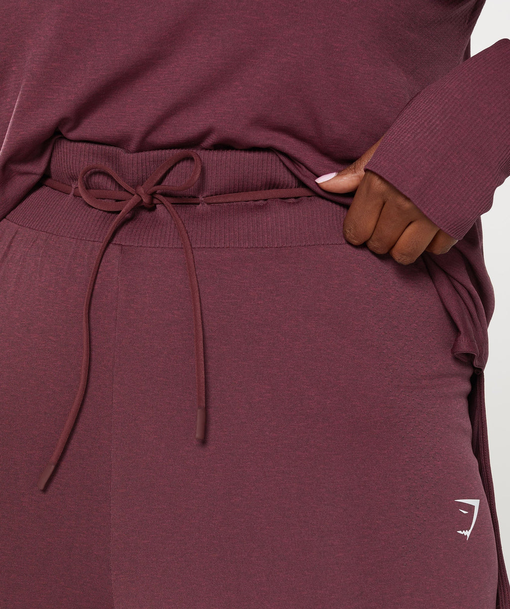 gymshark-vital-seamless-2-0-joggers-baked-maroon-marl-aw22