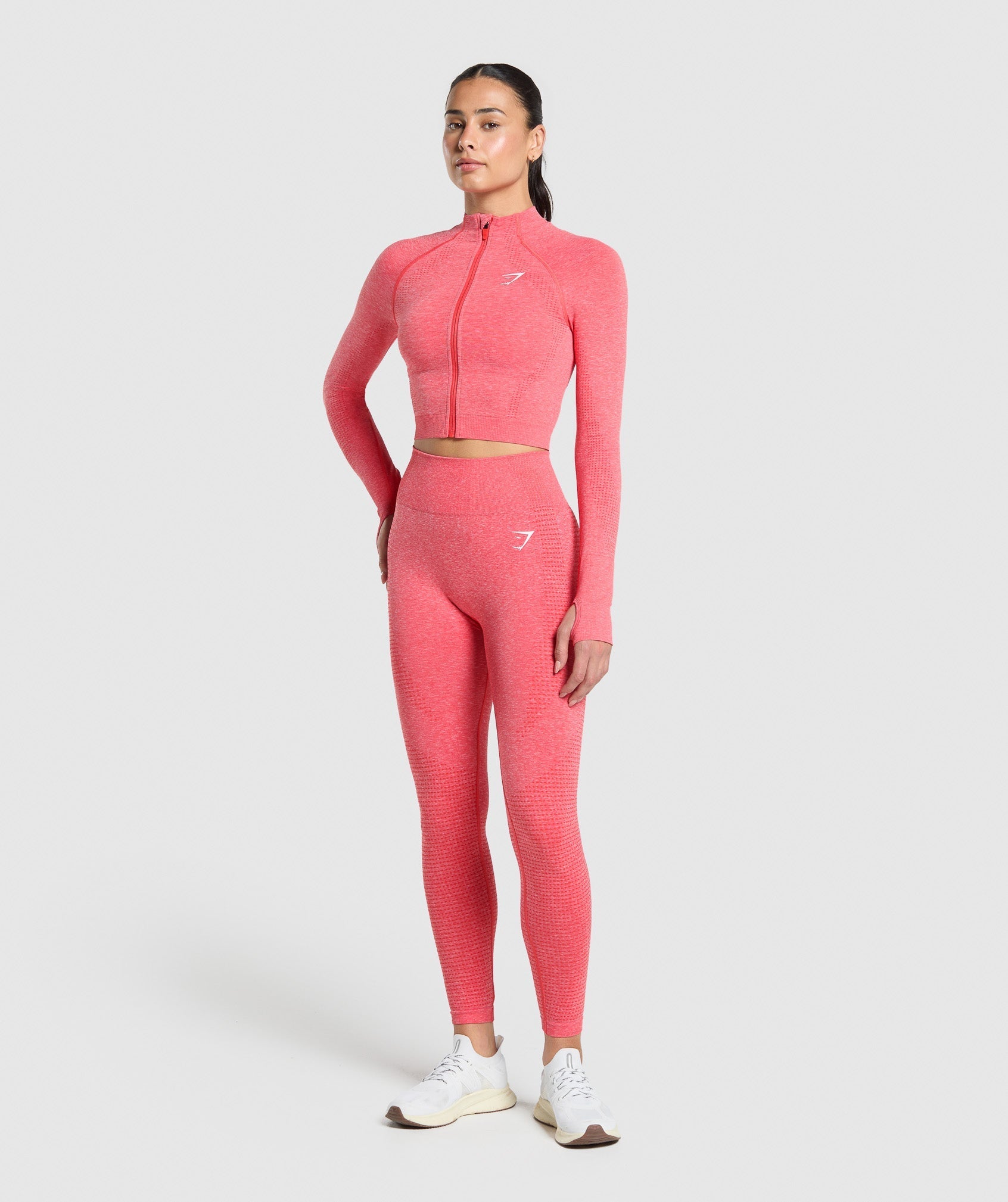gymshark-vital-seamless-midi-zip-2-0-pullover-coral-red-marl-ss25