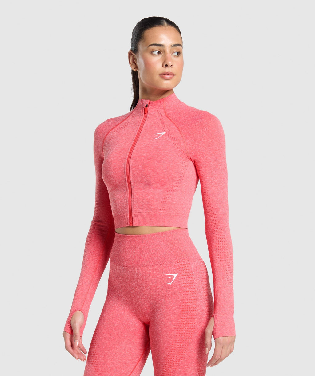 gymshark-vital-seamless-midi-zip-2-0-pullover-coral-red-marl-ss25
