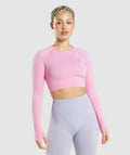 gymshark-vital-seamless-crop-top-sorbet-pink-marl-ss22