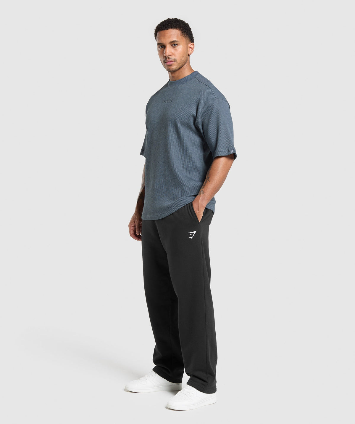 gymshark-waffle-oversized-t-shirt-titanium-blue-ss25