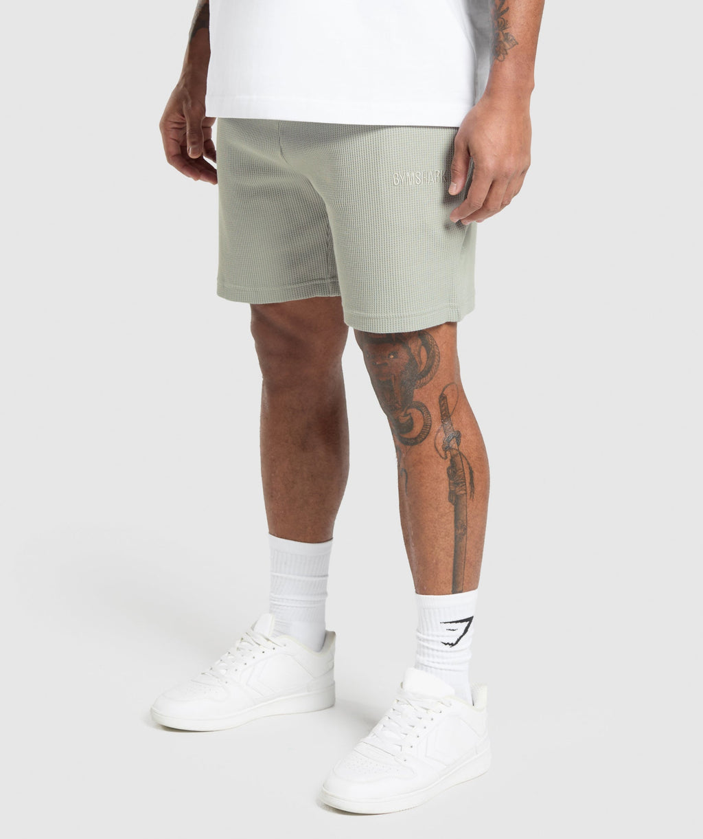 gymshark-waffle-shorts-stone-grey-ss25