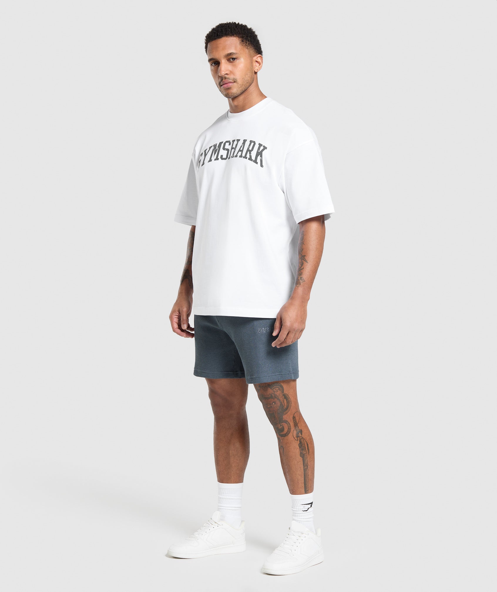 gymshark-waffle-shorts-titanium-blue-ss25