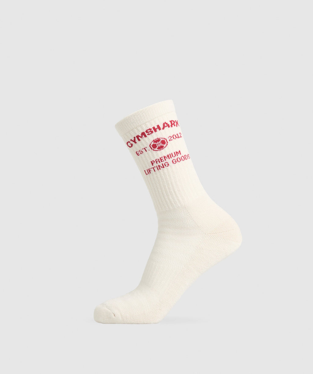 gymshark-weight-plate-crew-socks-single-oat-white-ss25