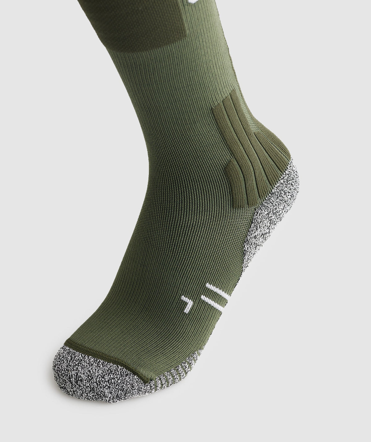 gymshark-weightlifting-sock-olive-green-aw22